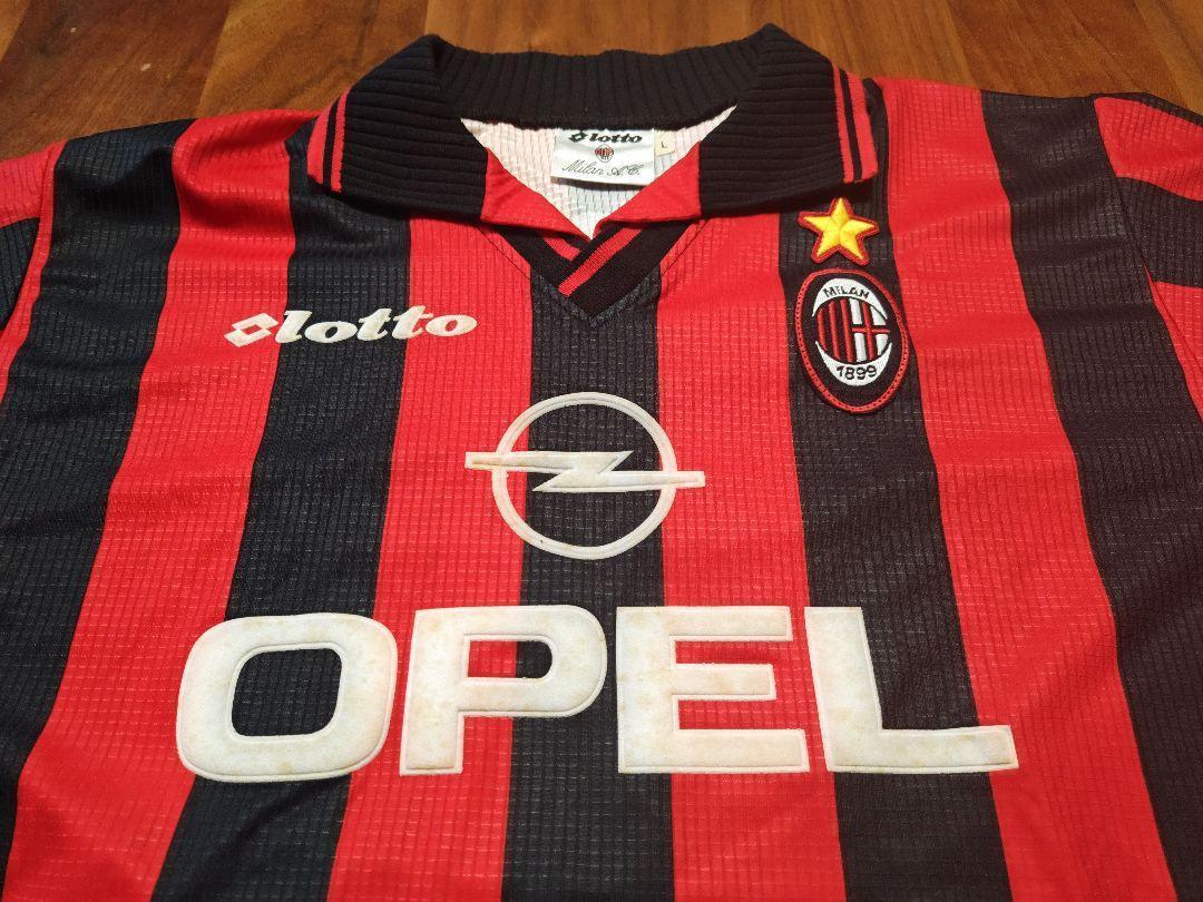 安価 ワタナベ ユニフォーム MILAN AC パオロ・マルディーニ 1997-98年 モデル ウェア