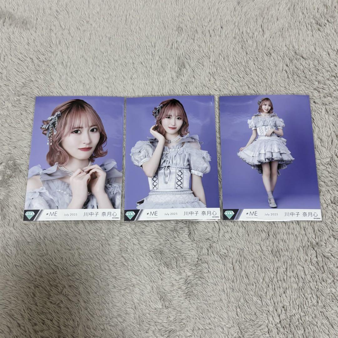 ≠ME ノイミー　モブノデレラ　川中子奈月心　直筆 ≠ME ノイミー 直筆 生写真 モブノデレラ 歌唱衣装 川中子奈月心