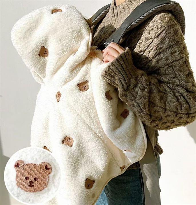赤ちゃん ポンチョ ケープ ベビー マント くま ベア ふわふわ もこもこ 韓国 - メルカリ 赤ちゃん ポンチョ ケープ ベビー マント くま ベア ふわふわ もこもこ 韓国 - メルカリ