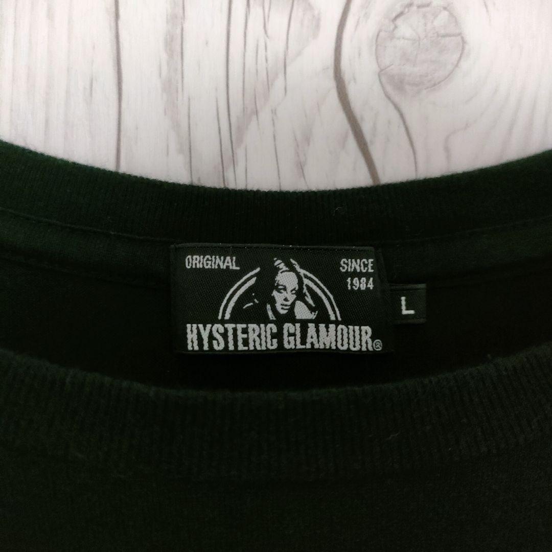 絶対一番安い ヒステリックグラマー L ブラック 黒 好配色 ヒスガール Tシャツ トップス