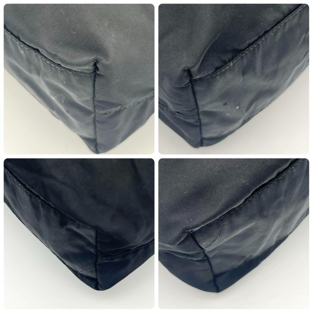 正規品 希少✨ PRADA ナイロン キメラ トートバッグ 黒 ロゴ金具