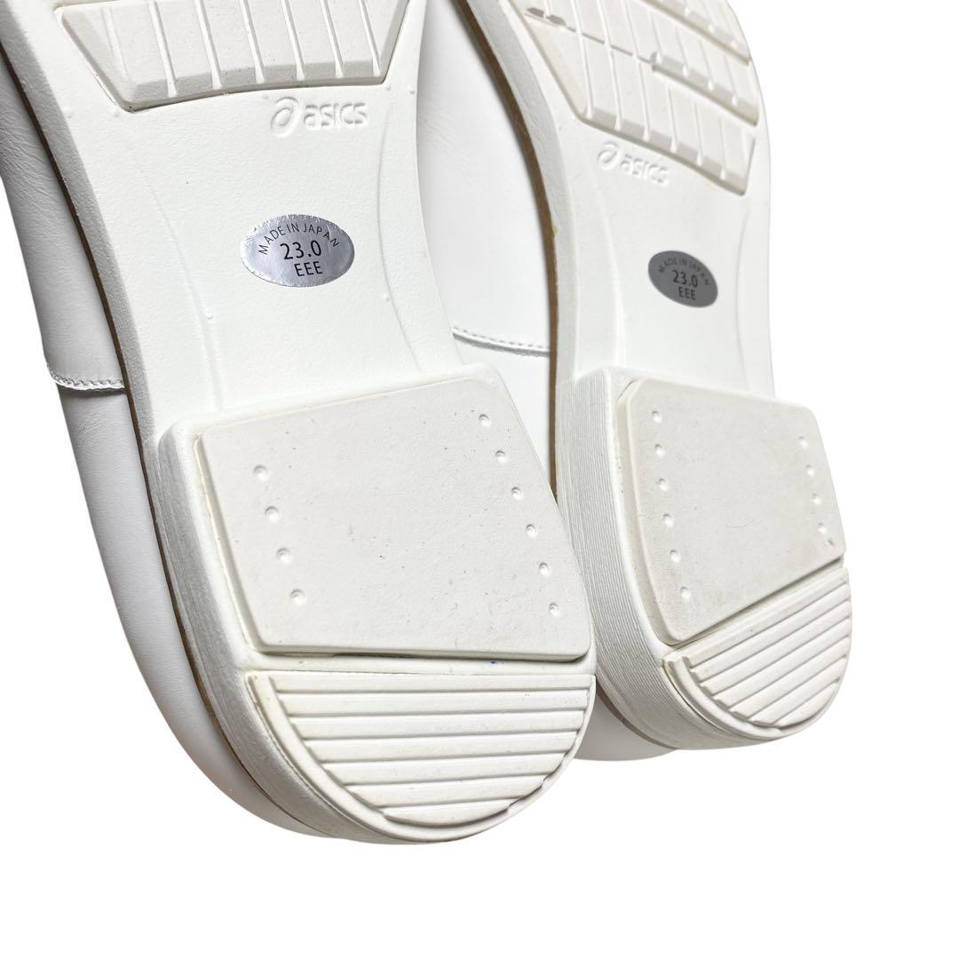 美品 ペダラ ASICS レースアップシューズ ストレートチップ WHT