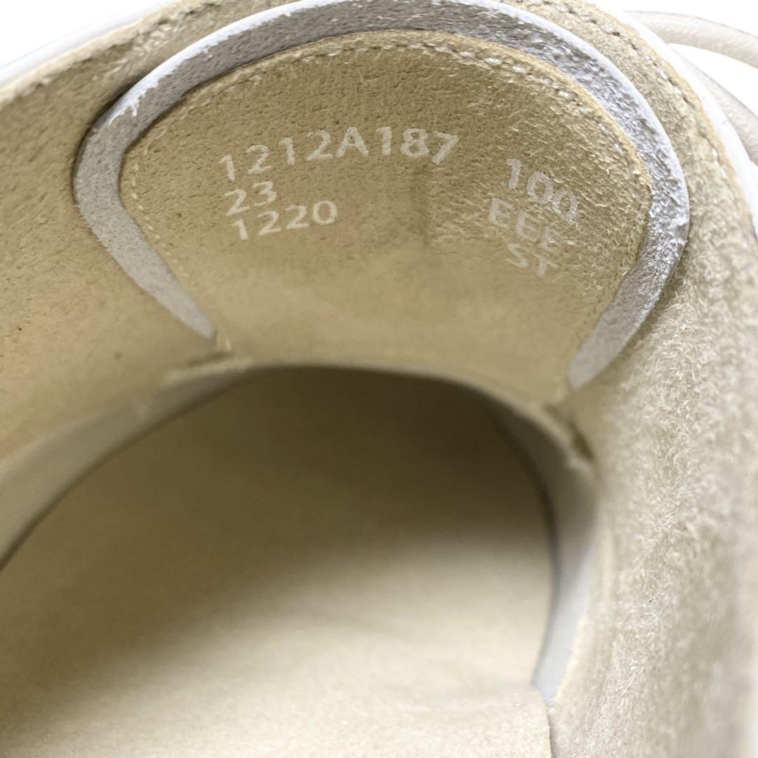 美品 ペダラ ASICS レースアップシューズ ストレートチップ WHT