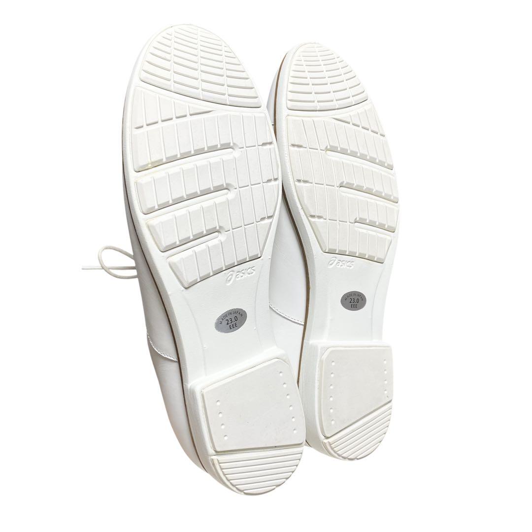 美品 ペダラ ASICS レースアップシューズ ストレートチップ WHT