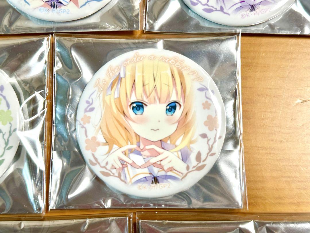 ごちうさ ハートポーズ 缶バッジ 8種コンプセット C97 コミケ97
