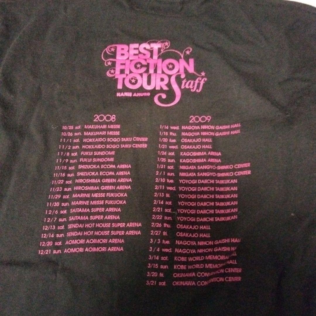 安室奈美恵 スタッフ Tシャツ ベストフィクション Best Fiction 安室奈美恵 スタッフ Tシャツ ベストフィクション Best Fiction