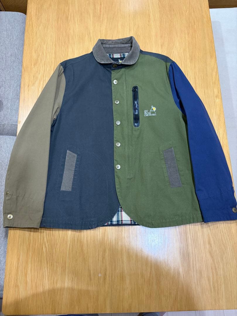 キャンバス撥水加工ショール ゴースローキャラバンL go slow caravan