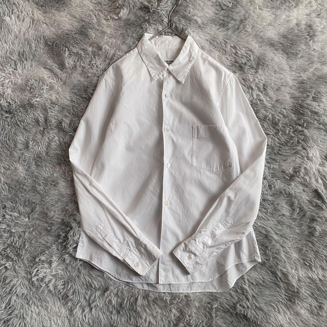【美品✨】COMME des GARCONS コットンシャツ　白　Sサイズ
