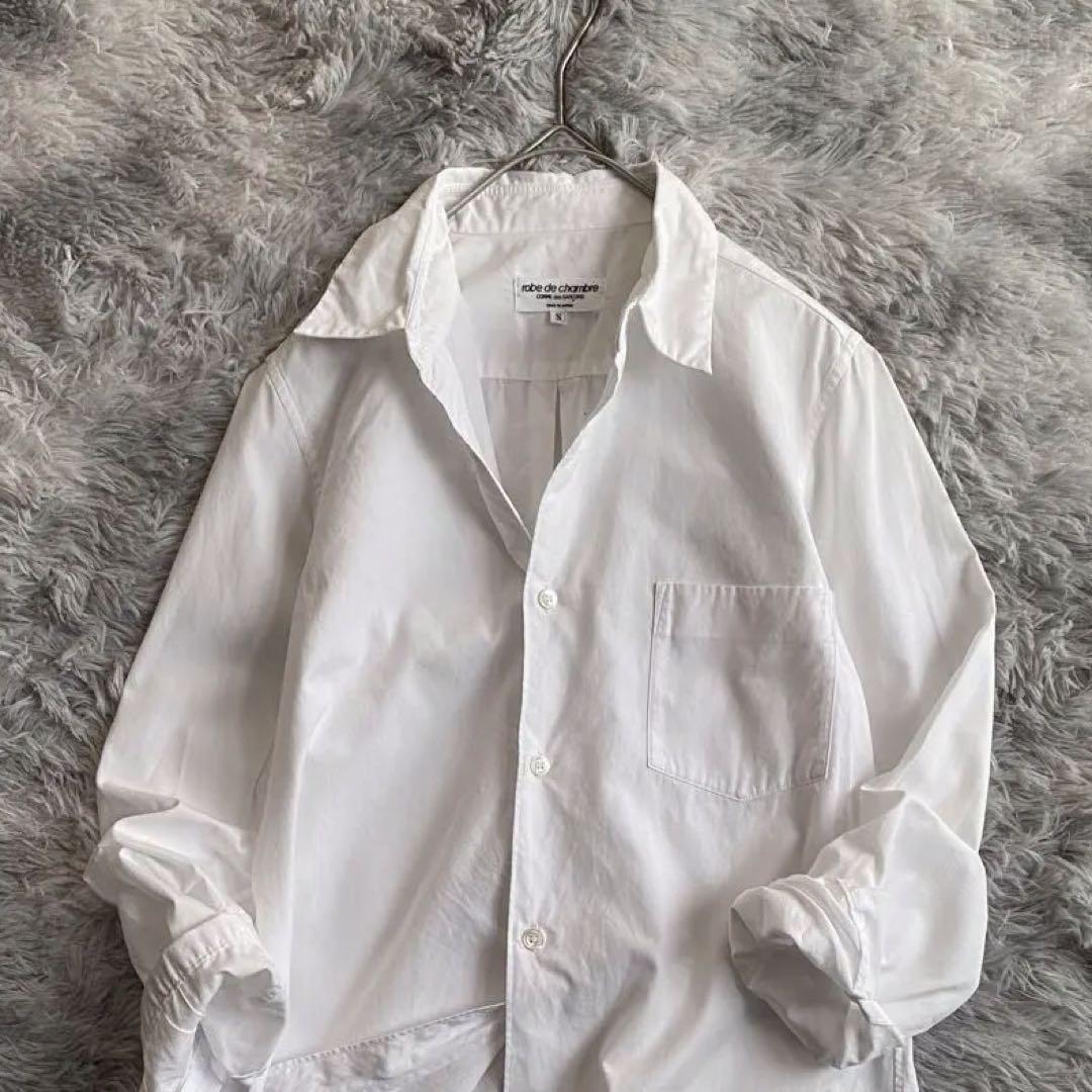 【美品✨】COMME des GARCONS コットンシャツ　白　Sサイズ
