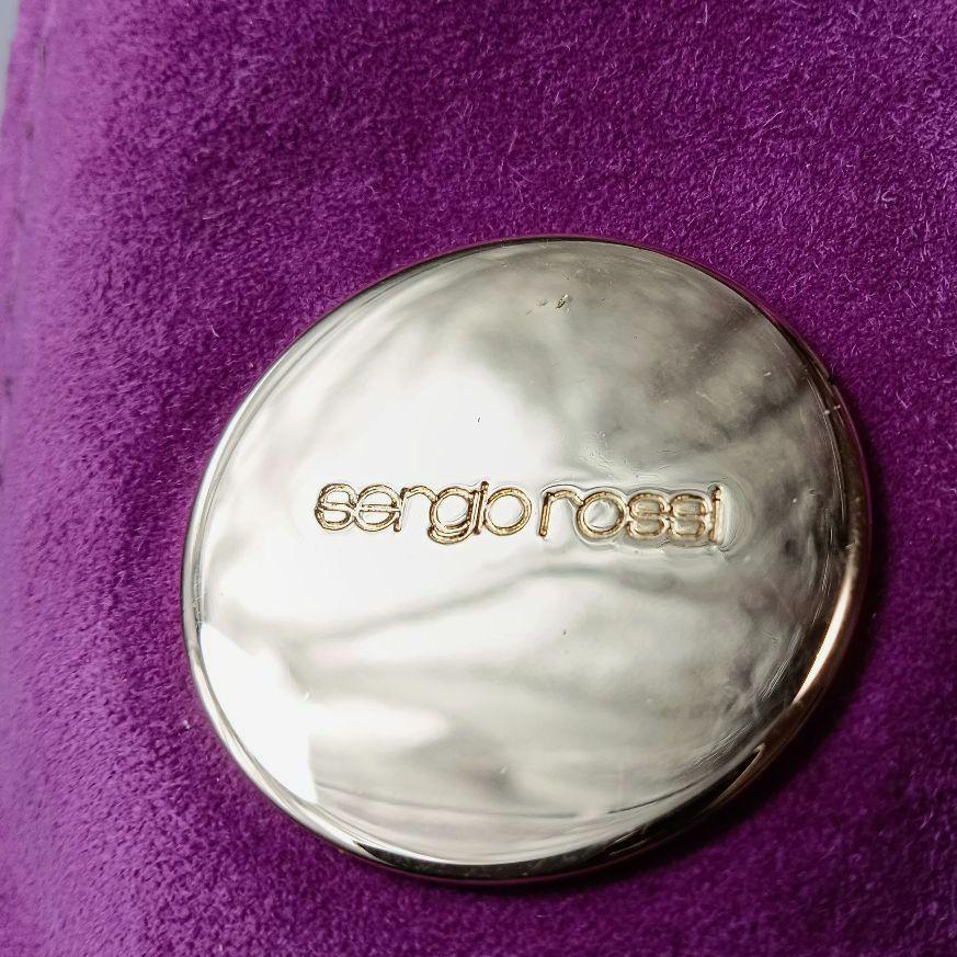 【美品】セルジオ ロッシ sergio rossi スウェード レザー 肩掛け