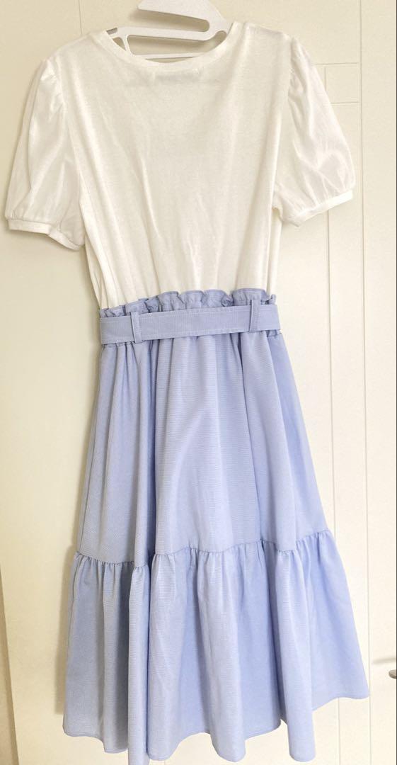 【美品】mezzo piano半袖ワンピースLサイズ