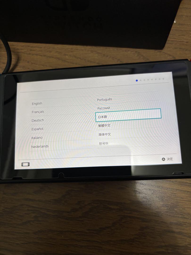 Nintendo Switch 本体 青/赤 その他4点セット