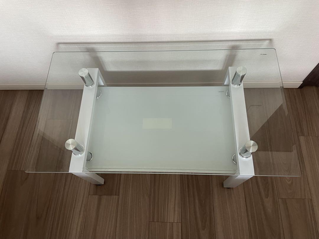 ガラステーブル テレビ台