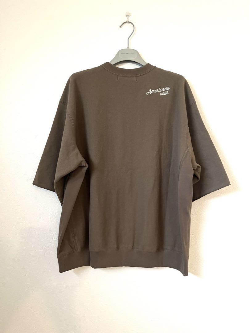 アパルトモン【AMERICANA】 HALF SLEEVE SWEAT アパルトモン アメリカーナ HALF SLEEVE SWEAT - メルカリ