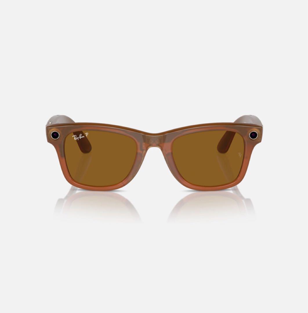 Ray-Ban Meta Wayfarer レイバン メタ 偏光　ブラウン　新品