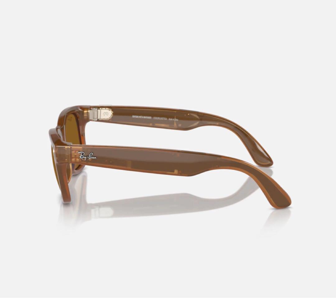 Ray-Ban Meta Wayfarer レイバン メタ 偏光　ブラウン　新品