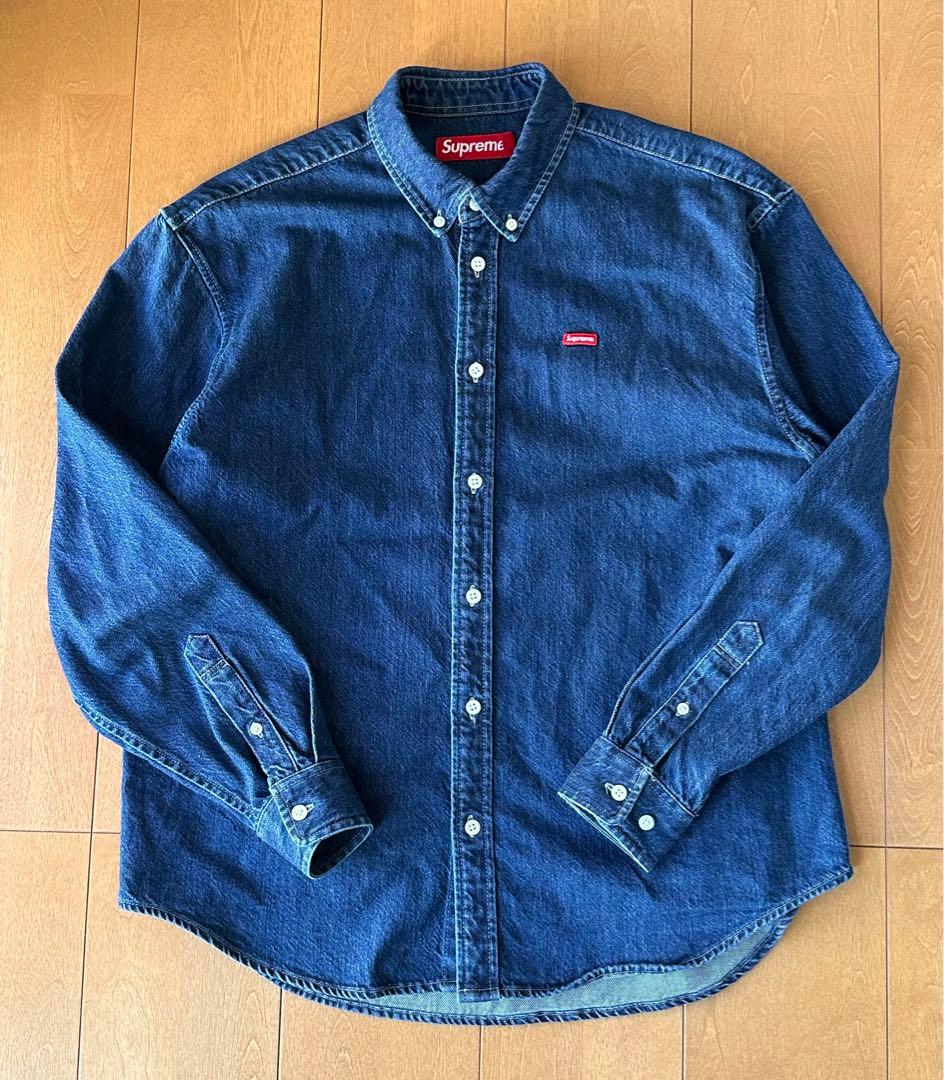Supreme small box logo denim shirts SサイズS SUPREME