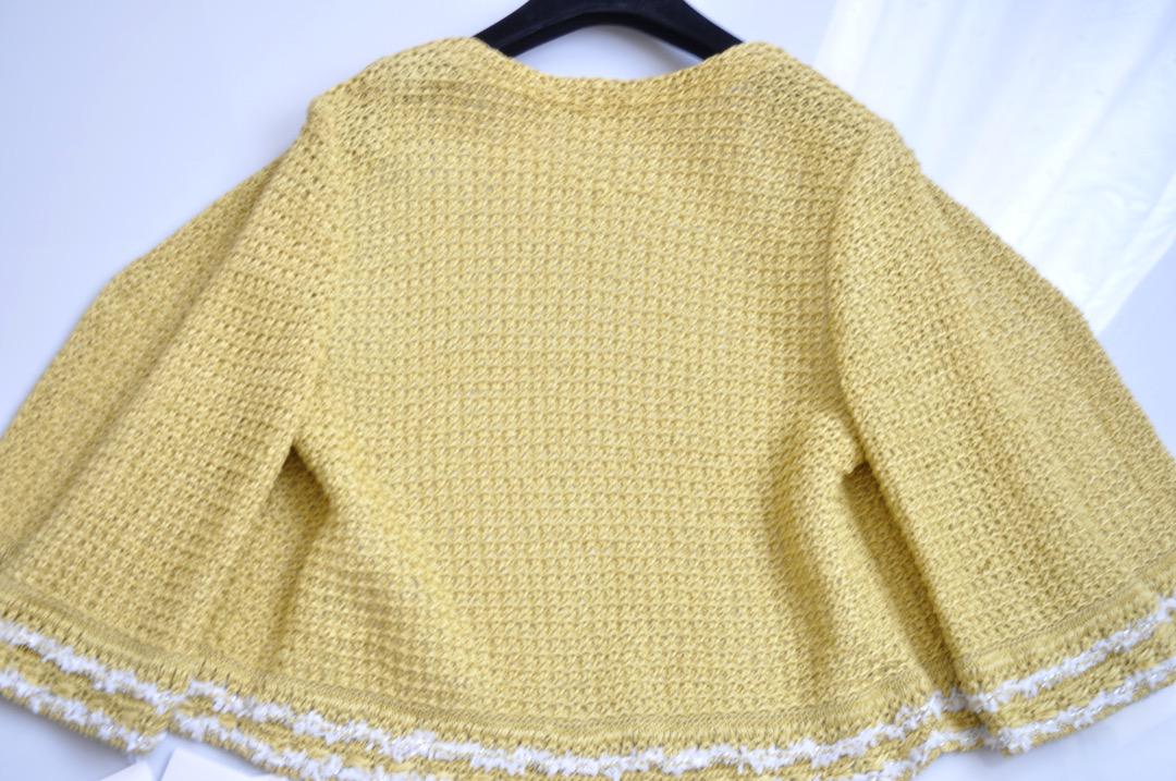 新品タグ付 HANAE MORI ×五泉ニット ♡ ハンドニットカーディガン