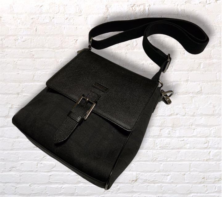 美品✨ BURBERRY ショルダーバッグ シャドーノバチェック レザー