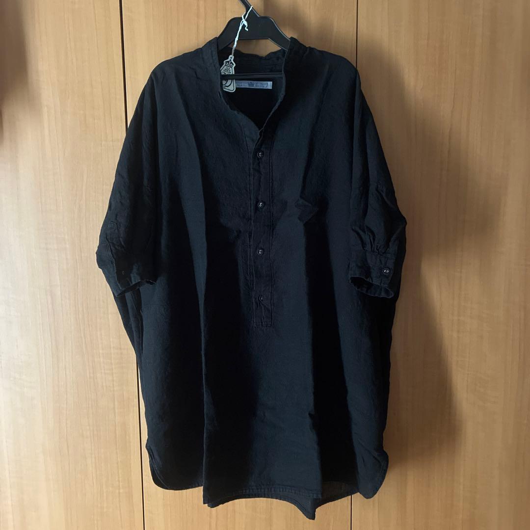 R&D.M.Co- 黒 シャツ オールドマンズテーラー リネン 日本製