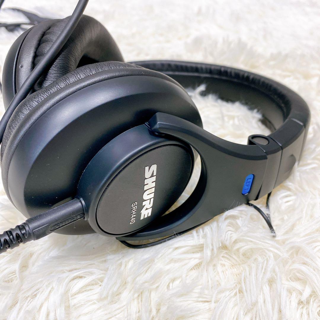 美品　shure srh440 シェア　ヘッドホン