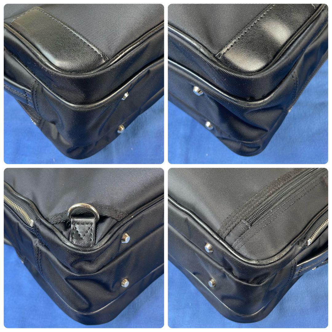 【美品】サムソナイト ビジネスバッグ 3way リュック ショルダー 2室 黒