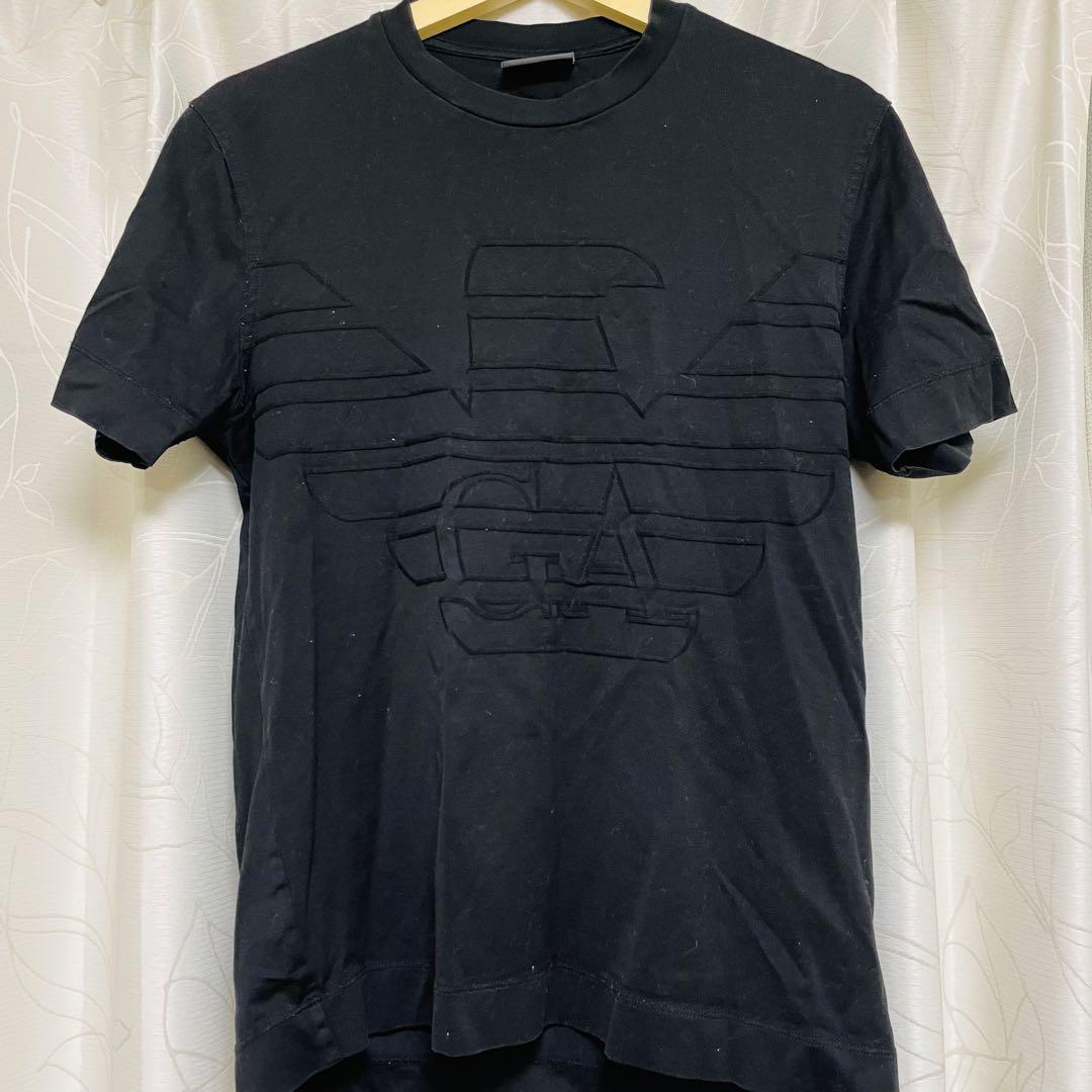 EMPORIO ARMANI ブラック Tシャツ
