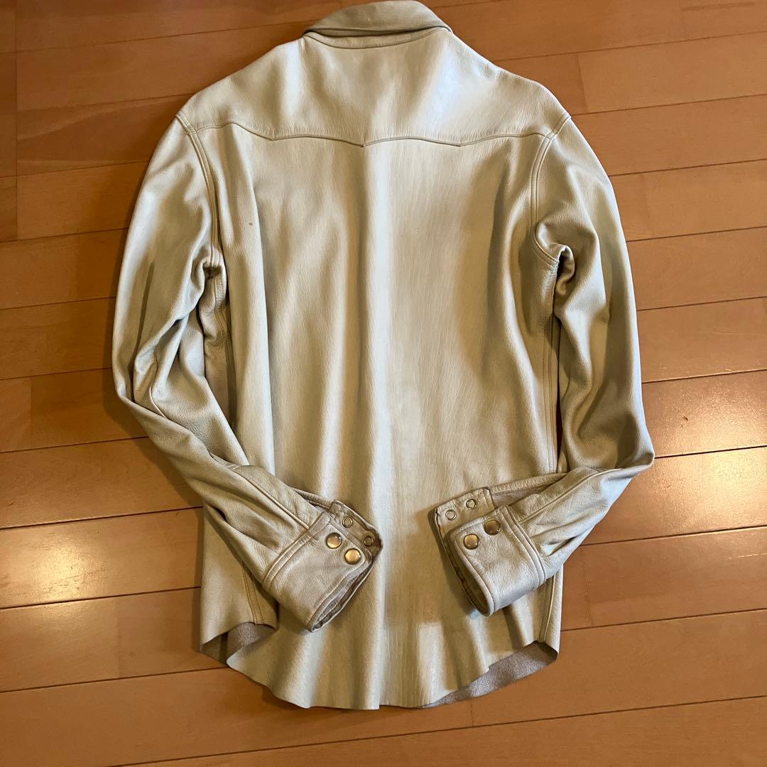 ビンテージ　鹿革　シャツ