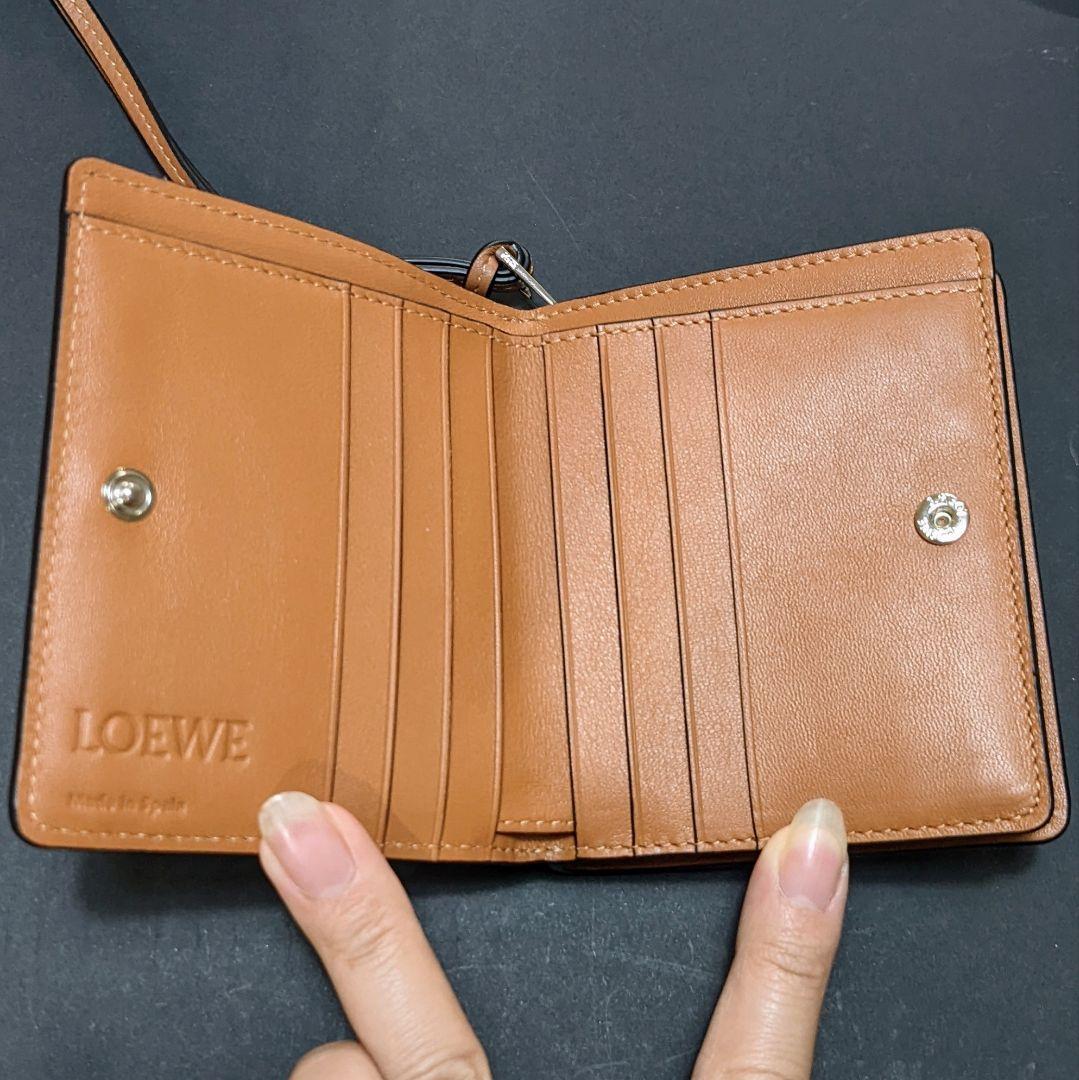 最安値新品 ロエベ 新品 コンパクトジップウォレット ライトオート アナグラム 二つ折り財布 dSiCw-m92977589981 高評価安い