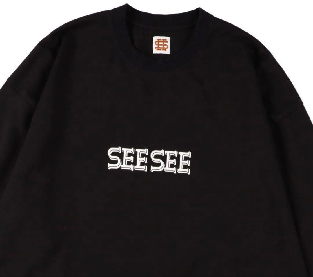 最終値下げ　SEESEE 黒 Lサイズ 長袖　ロンT
