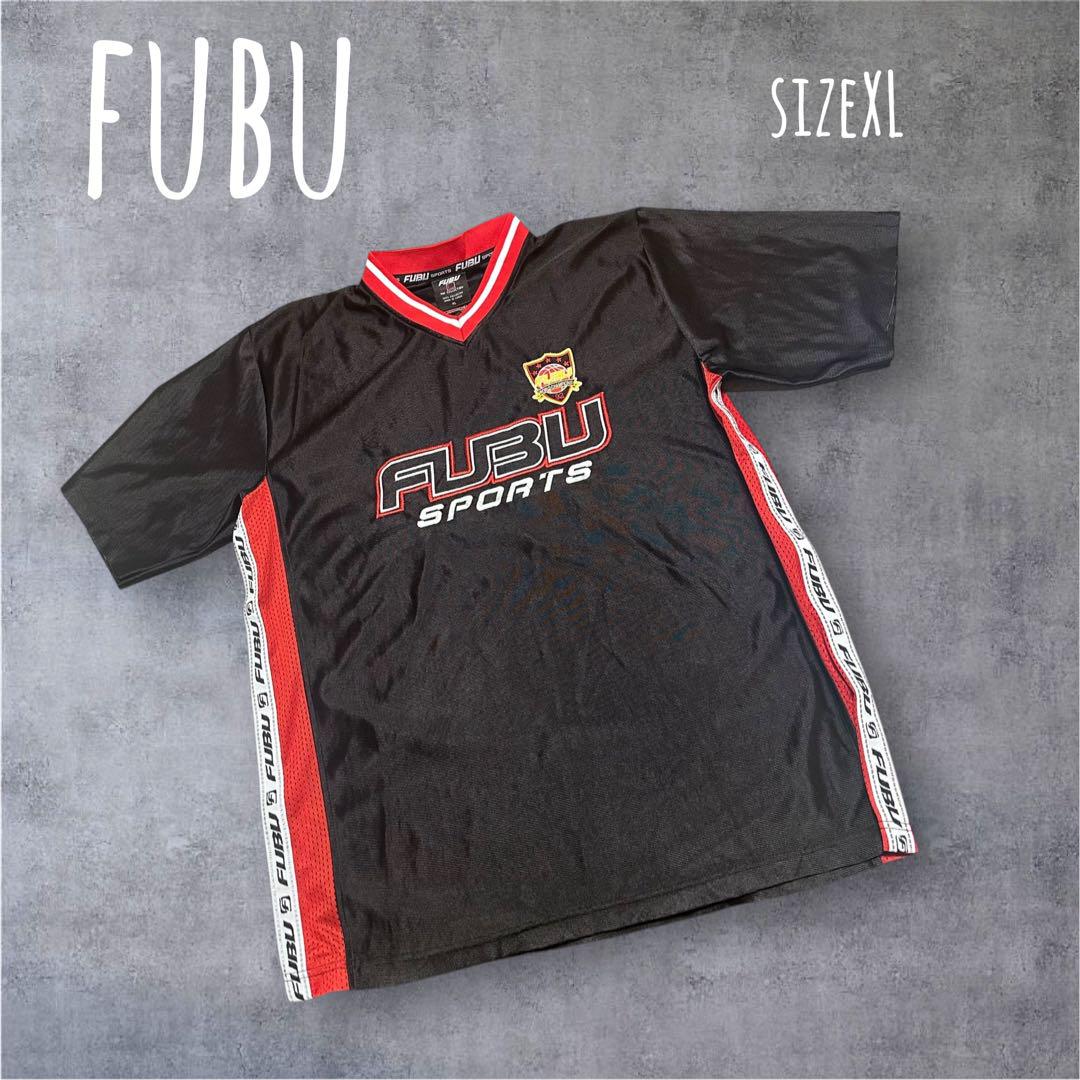 FUBU(フブ) / ゲームシャツ/Tシャツ/XL/ポリエステル/NVY | 古着
