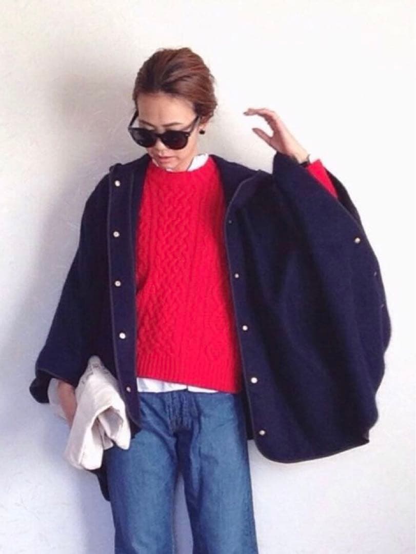 Emma Taylor 【STYLEBAR】ウールケープコート ポンチョ 新しいスタイル