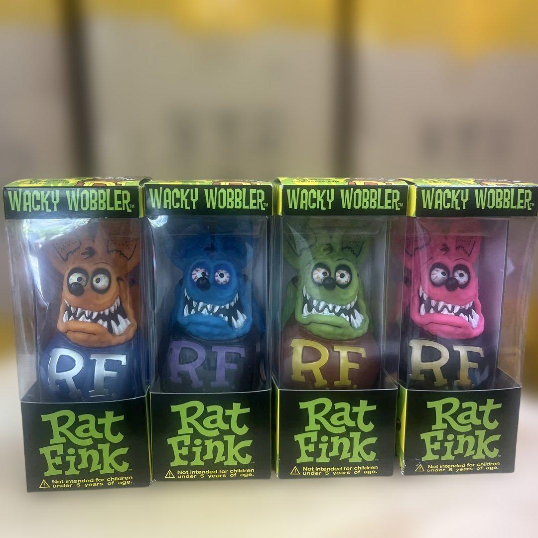 Rat Fink Wacky Wobbler 4体セット Rat Fink Wacky Wobbler 4体セットソリッドカラー - メルカリ