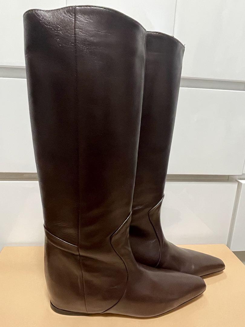 新品未使用　CORSO ROMA9 コルソローマロングブーツ　ブラウン36