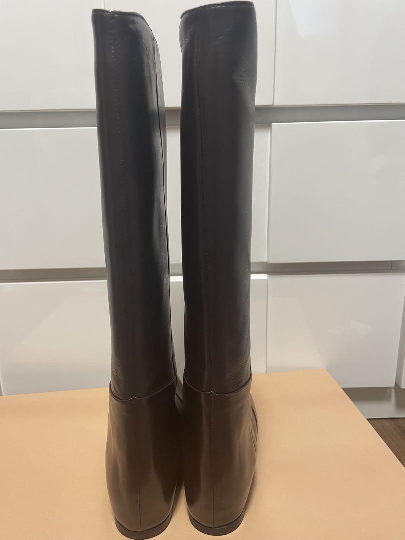 新品未使用　CORSO ROMA9 コルソローマロングブーツ　ブラウン36