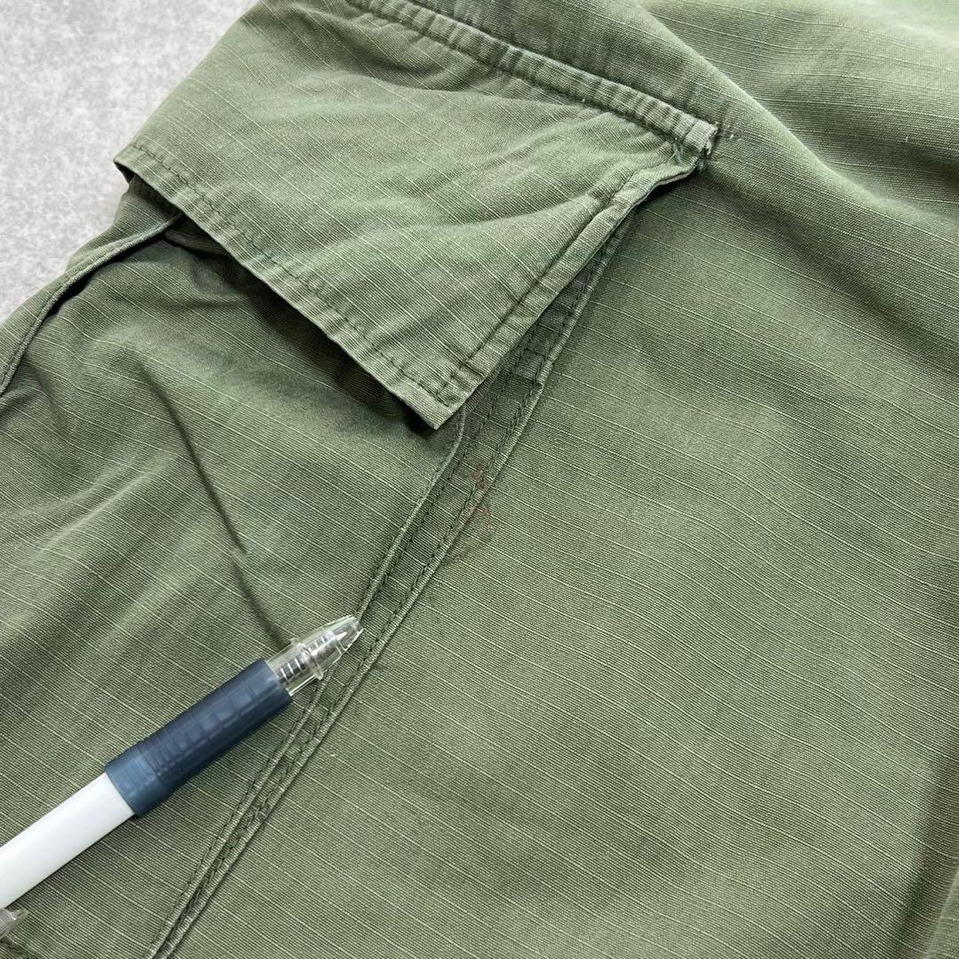希少　アメリカ軍　ジャングルファティーグパンツ　60s 4th リップストップ