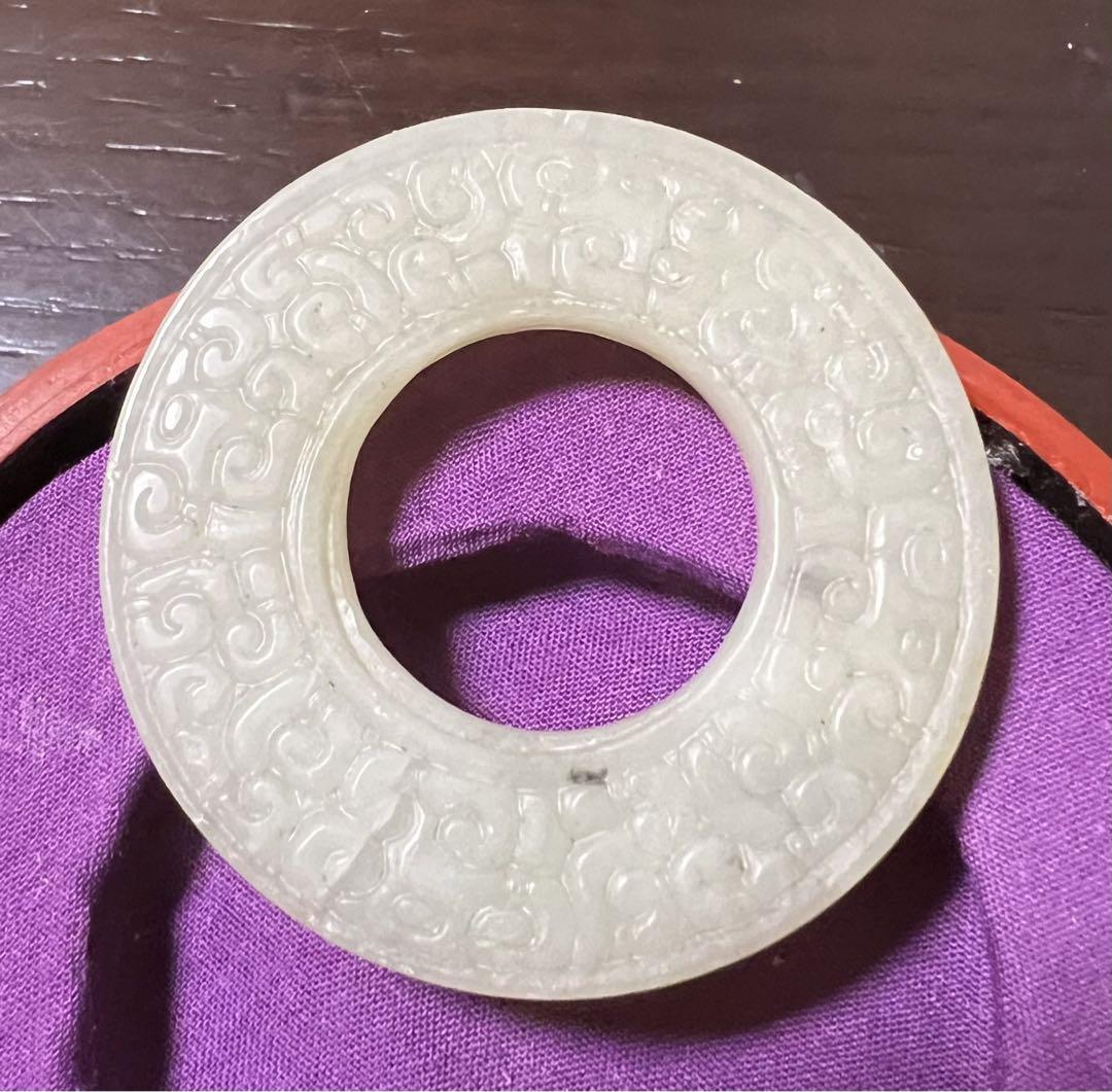 中国美術、白玉、玉碧、朱塗、清朝 工芸品