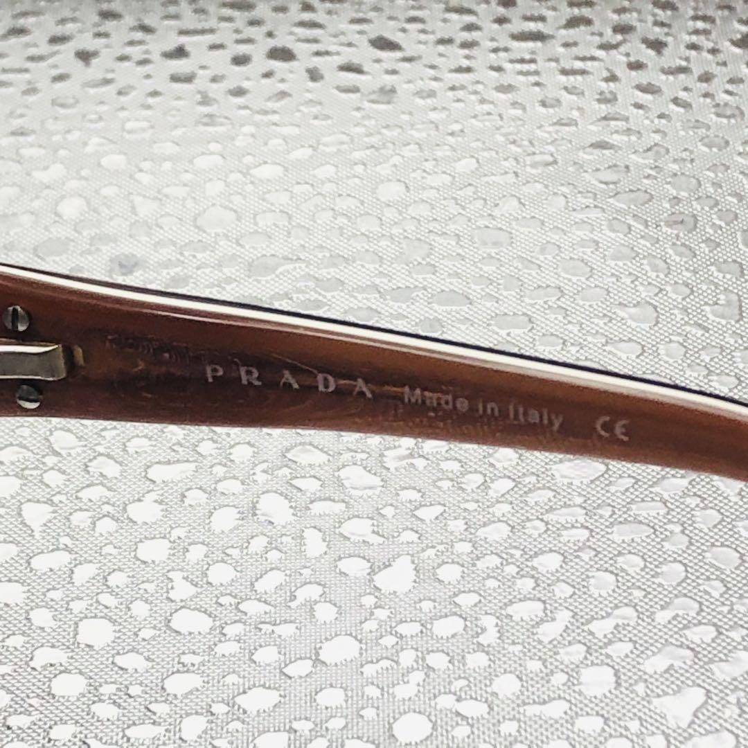 未使用級✨プラダ　サングラス　セルフレーム　クリアブラウン　SPR 10G 67 プラダ サングラス セルフレーム クリアブラウン SPR 10G 67