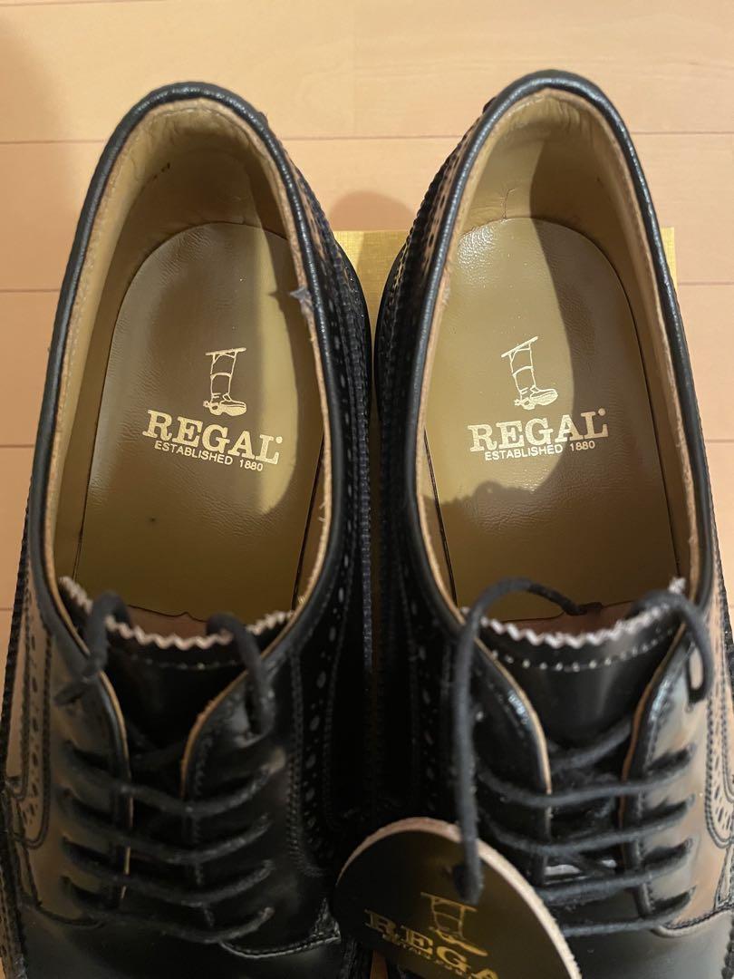 REGAL リーガル 2589N ブラックウィングチップシューズ 美品 26.0 Amazon | [リーガル] 2589 N ウィングチップ・ビジネスシューズ