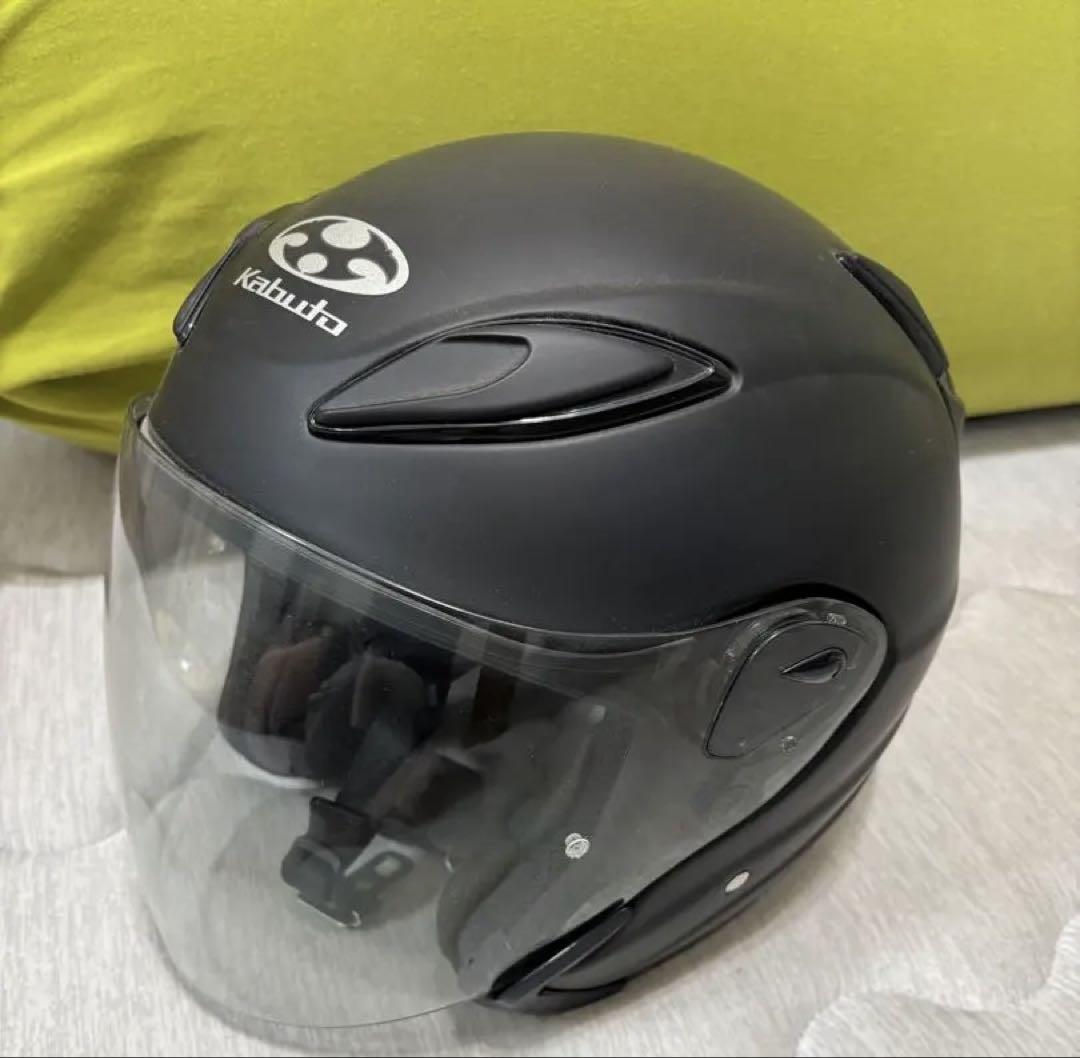 Kabuto ジェットヘルメット マットブラック - メルカリ