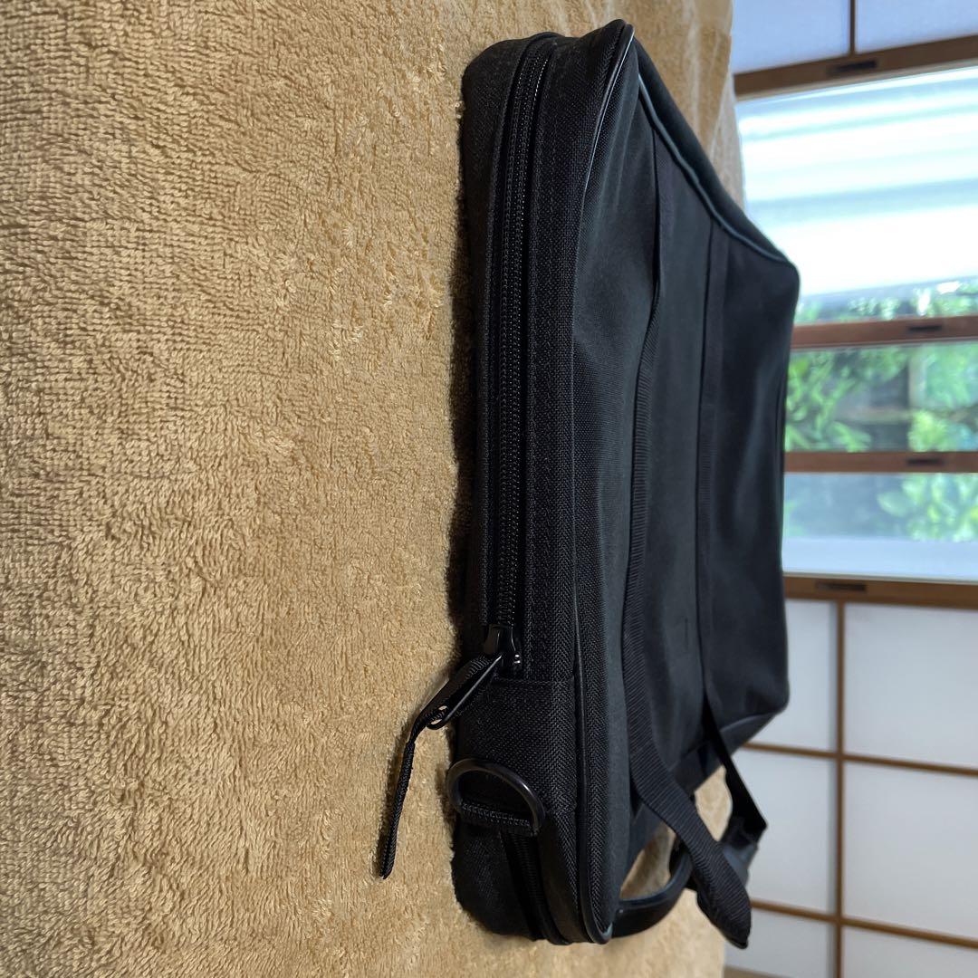 【美品】PORTERクリップ2wayブリーフケースブラック