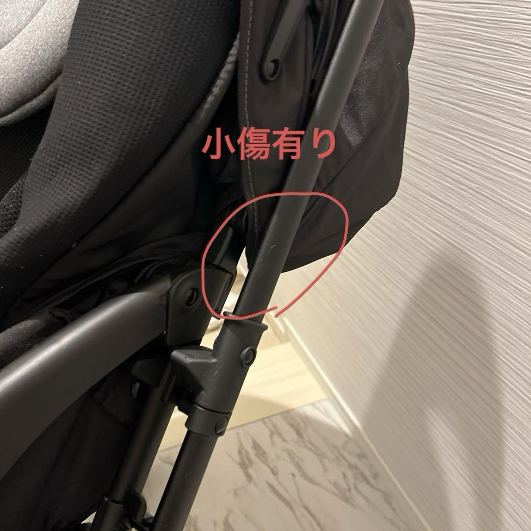 ピジョン Suuuto+ SB2+ ベビーカー 両対面式 オールブラック