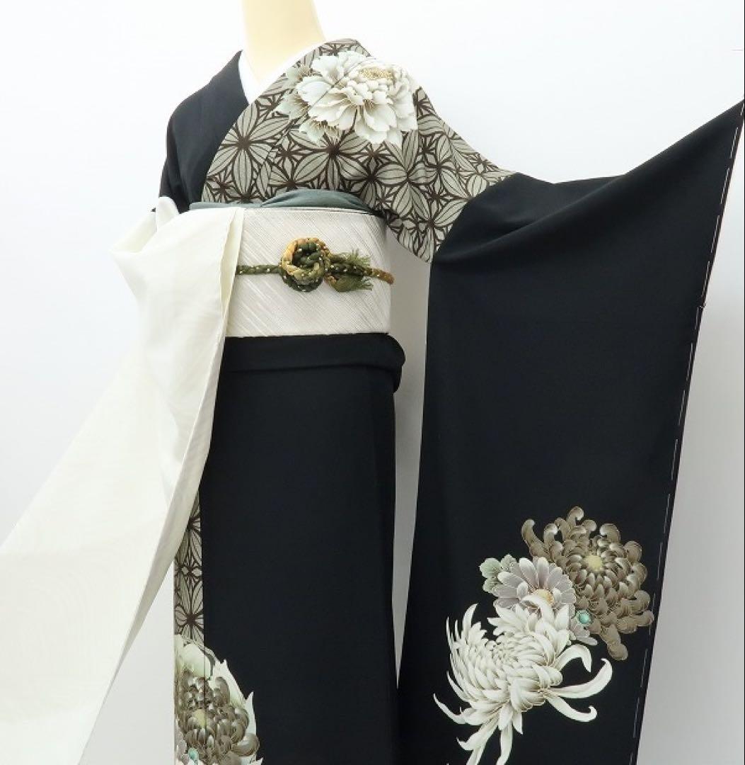 お気に入り トールサイズ 刺繍 洗える着物 新品 仕付け糸付き A2698 着物 振袖 着物・浴衣