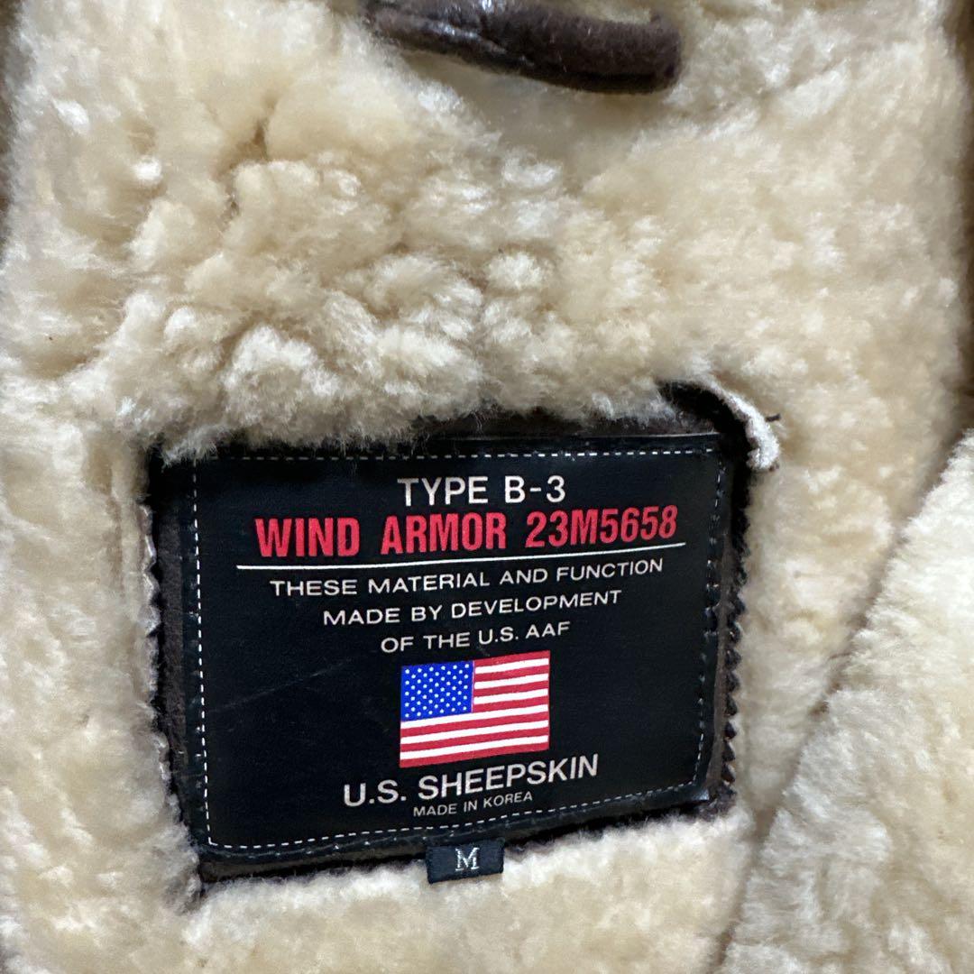 WIND ARMOR B-3 レザージャケット M