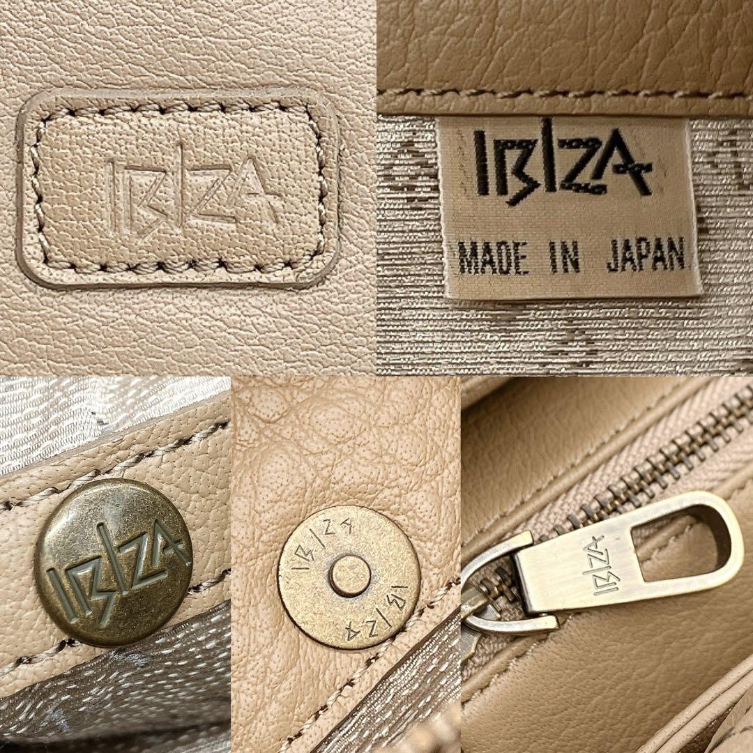 IBIZA】ハンドバッグ パイソン ピンクベージュ 付属品 バッグ