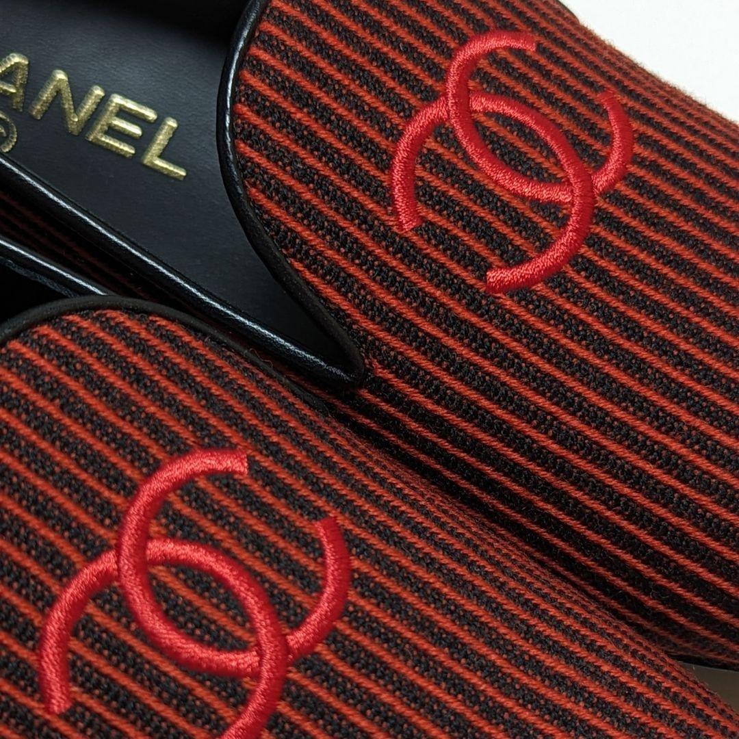今秋のマダムのおすすめ未使用♥CHANELシャネルラムウールオペラシューズ36C