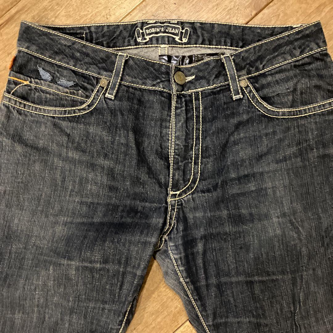 ROBIN'S JEAN ダークブルー ストレートジーンズ
