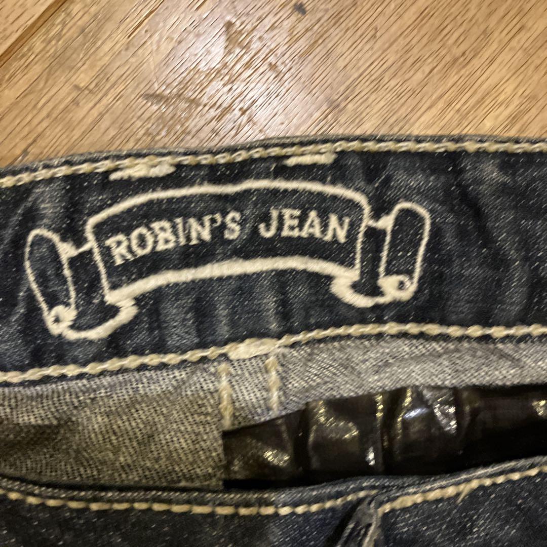 ROBIN'S JEAN ダークブルー ストレートジーンズ