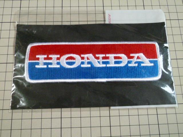 70s 80s 純正品 HONDA ワッペン (刺繍) 当時物 70年代 ホンダ