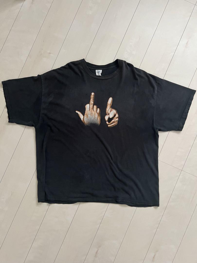 90s Fuck You ハンドサイン Tシャツ 超希少3XL 90s Fuck You ハンドサイン Tシャツ 超希少3XL